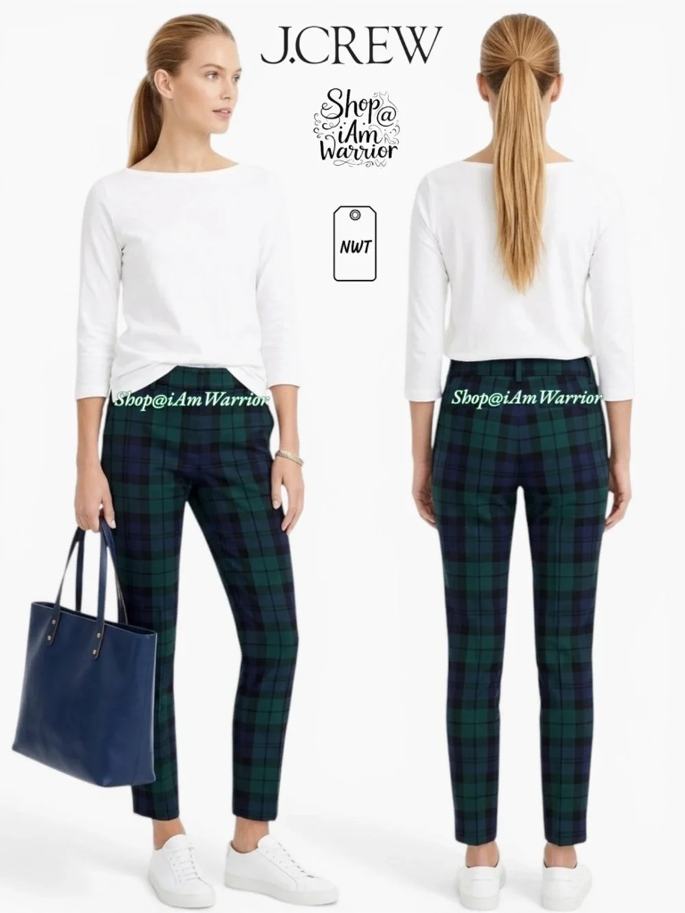 J.Crew (factory) blackwatch plaid pants *shop@iamwarrior